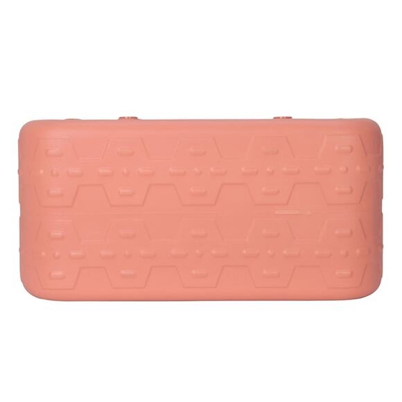 Mainstays Large Plastic Laundry Flex Tote, Melon Juice - Picture 5 of 5